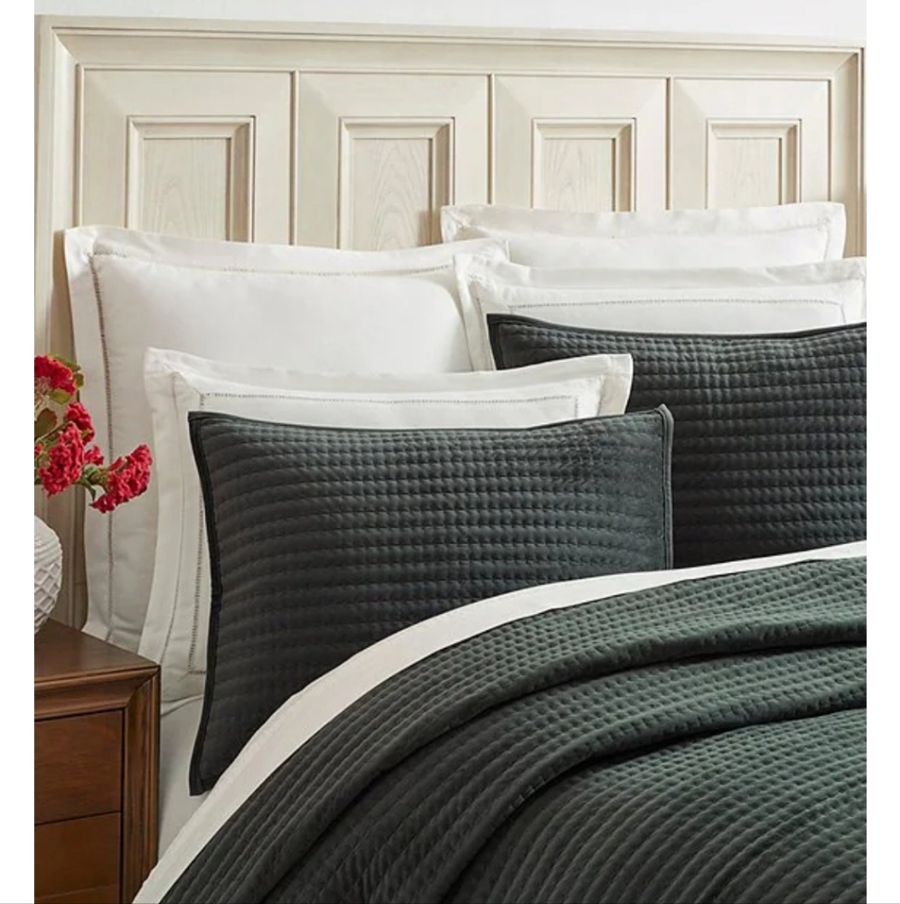 Southern Living Bexley Quilted Velvet Coverlet Mini Set